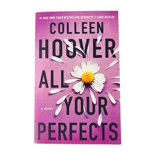 Colleen Hoover Book - All Your Perfects Pinkish Purple Cover Like New